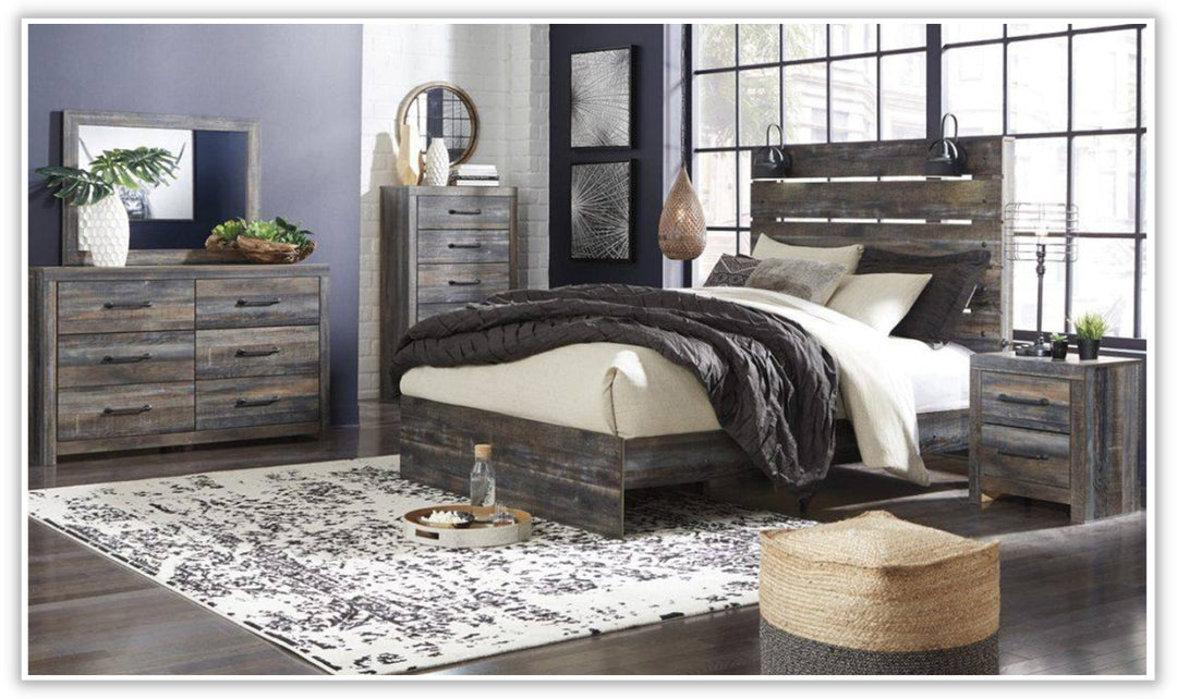 Drystan Bedroom Set-Bedroom Sets-Jennifer Furniture