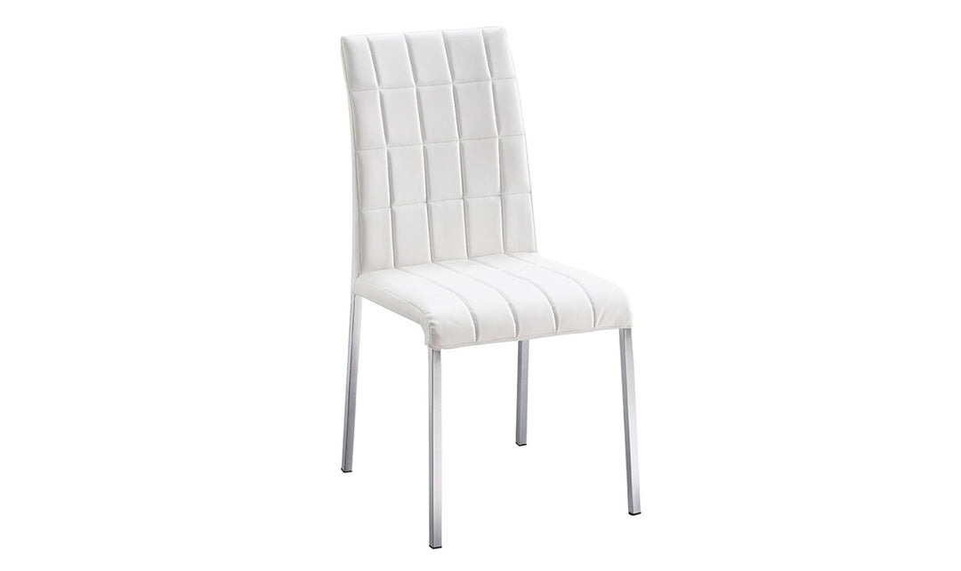 ESF Italia Amarilla 4-Seater Extendable Dining Table Set in White