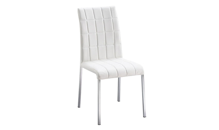 ESF Italia Amarilla 4-Seater Extendable Dining Table Set in White