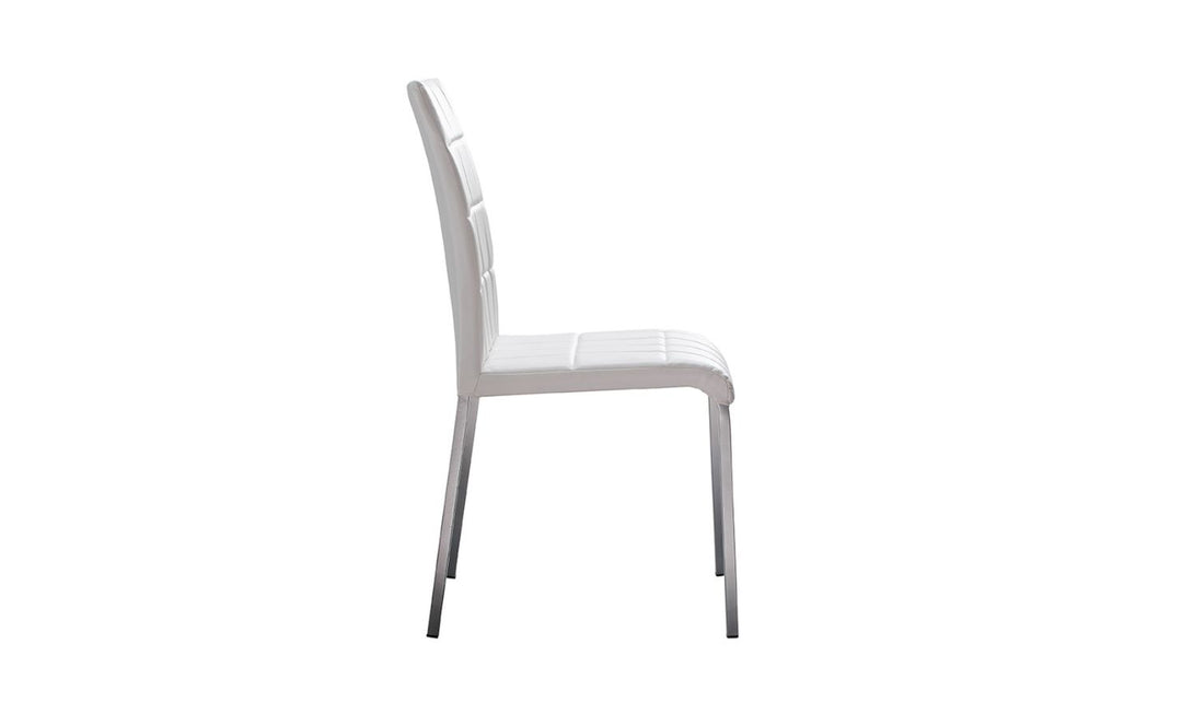 ESF Italia Amarilla 4-Seater Extendable Dining Table Set in White
