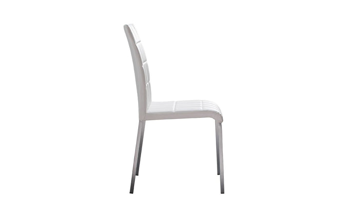 ESF Italia Amarilla 4-Seater Extendable Dining Table Set in White