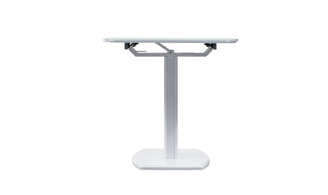 ESF Italia Amarilla 4-Seater Extendable Dining Table Set in White