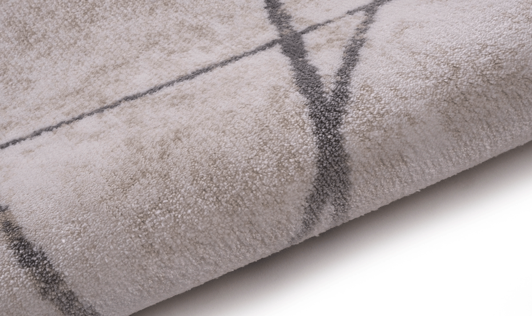 ESF Italia Gart Fabric Rug in Beige