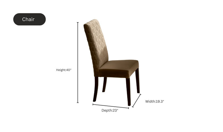 ESF Italia Poesia Rectangle Dining Room Set with Extendable Table