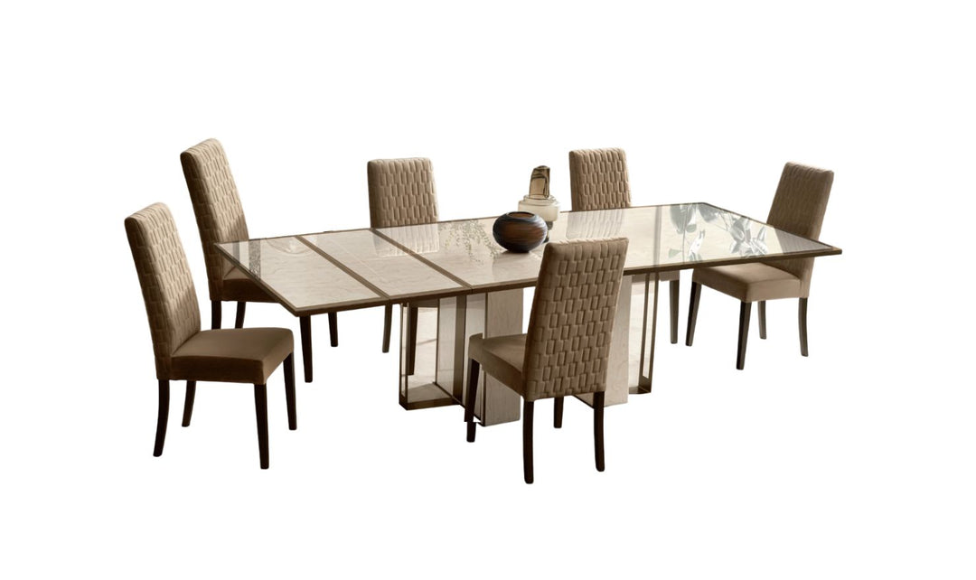 ESF Italia Poesia Rectangle Dining Room Set with Extendable Table