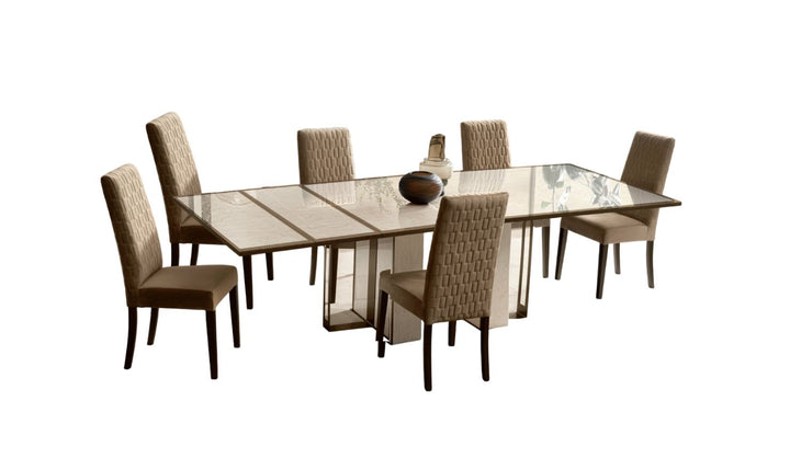 ESF Italia Poesia Rectangle Dining Room Set with Extendable Table