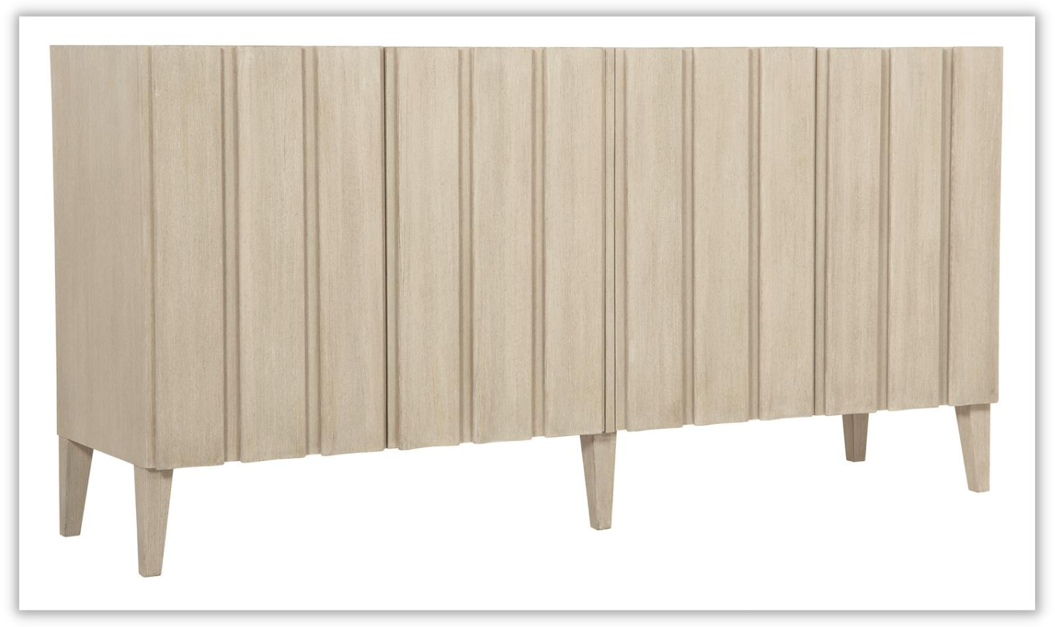 East Hampton 4 Door Entertainment Credenza with 5 Drawers