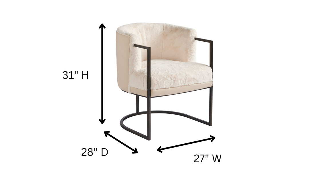Universal Furniture Alpine Valley Polyester Accent Chair in  Cream