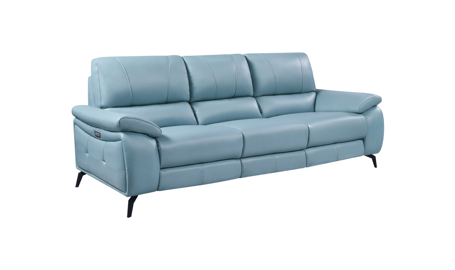 ESF Italia Jake Leather Power Reclining Living Room Set