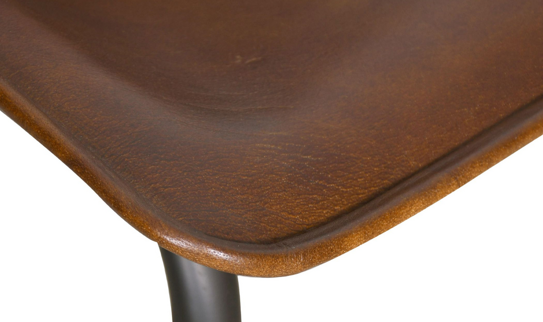 HTD Essex Stanley Leather Upholstered Armless Dining Chair