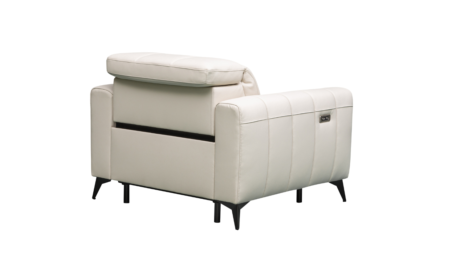 Klaussner Capri Power Reclining Chair With Power Footrest And Adjustable Headrest