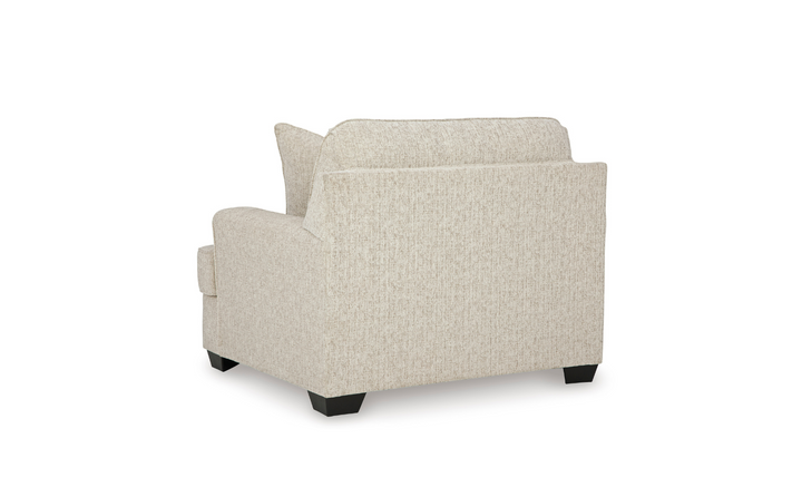 Heartcort Chair and Half in fabric with Single Pillows- Jennifer Furniture