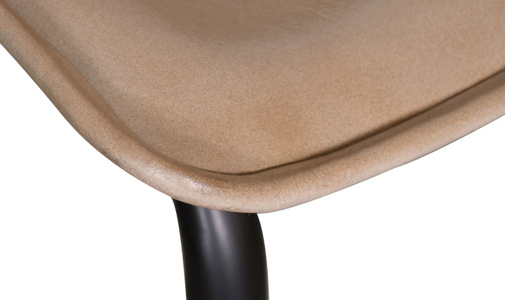 HTD Essex Stanley Leather Upholstered Armless Dining Chair
