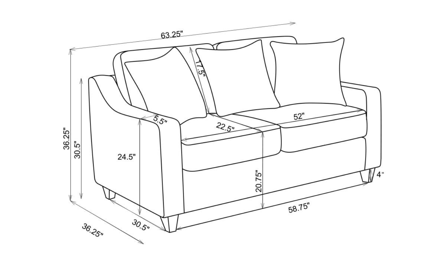 Christine Stationary Fabric Living Room Set in Beige-Jennifer Furniture