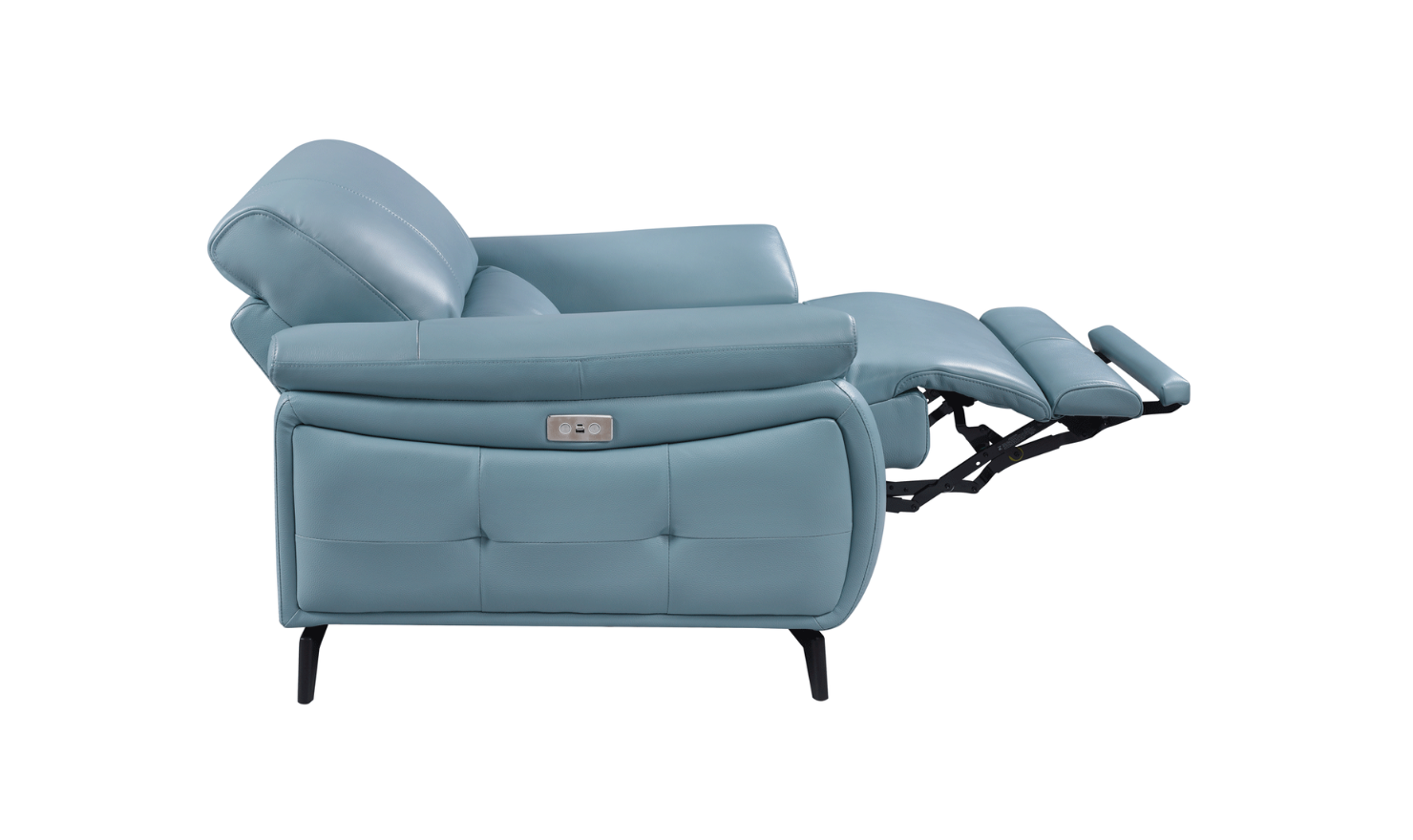 ESF Italia Jake Leather Power Reclining Living Room Set