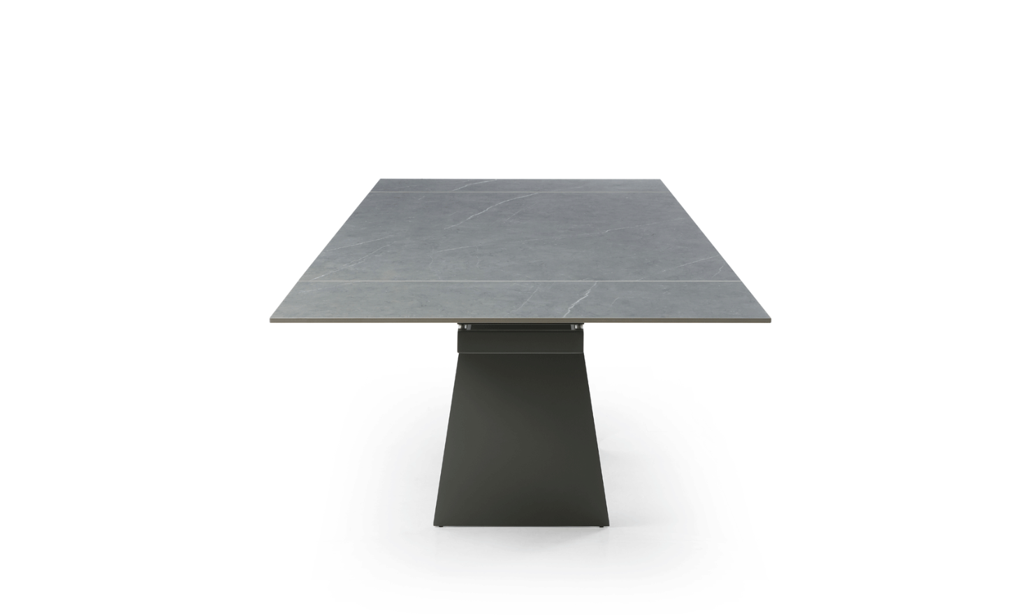 European Ceramic Top Marble Design Extension Dining Table- Jennifer Furniture