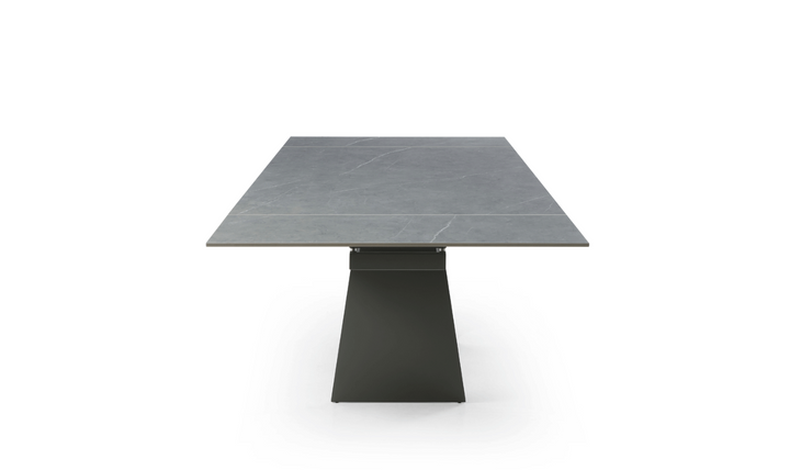 European Ceramic Top Marble Design Extension Dining Table- Jennifer Furniture