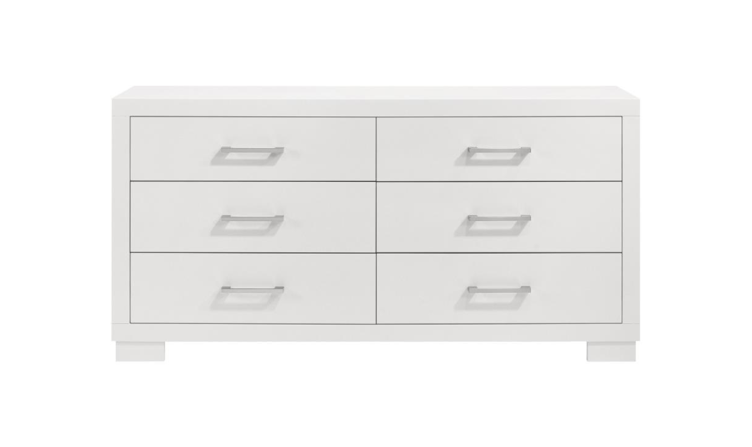 Coaster Furniture Jessica 6-Drawers Dresser in White-Jennifer Furniture