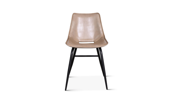 HTD Essex Stanley Leather Upholstered Armless Dining Chair