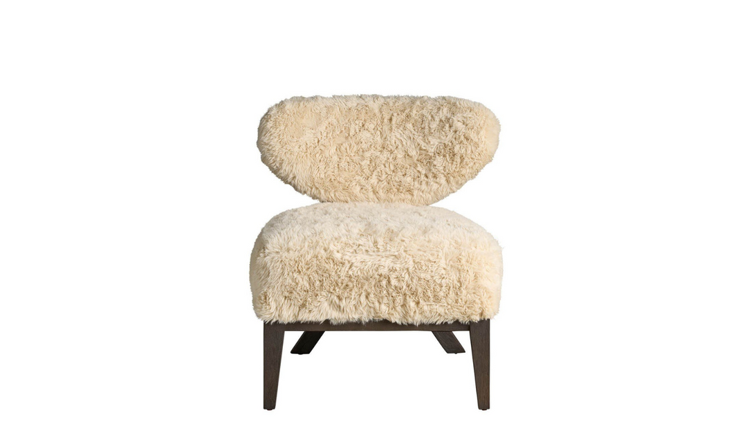 Universal Furniture Tremont Beige Accent Chair with Onyx Finish