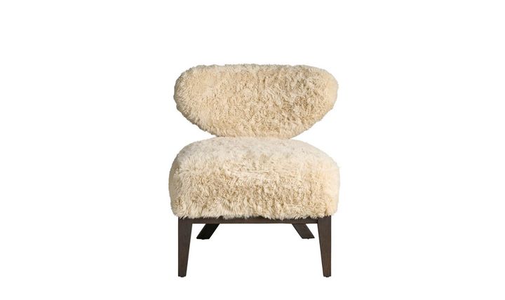 Universal Furniture Tremont Beige Accent Chair with Onyx Finish