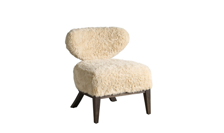 Universal Furniture Tremont Beige Accent Chair with Onyx Finish