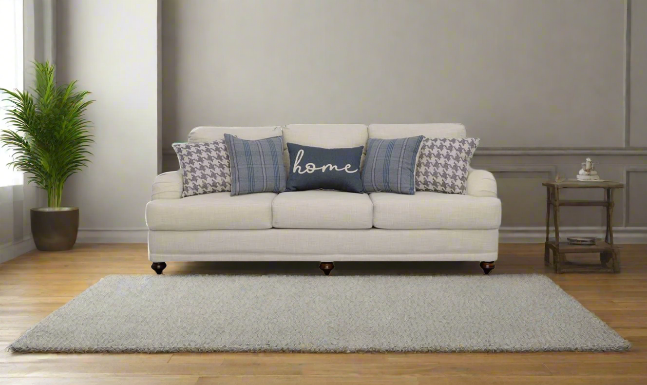 Coaster Gwen 3-Seater Fabric Sofa with Tailored English Arms- Jennifer Furniture