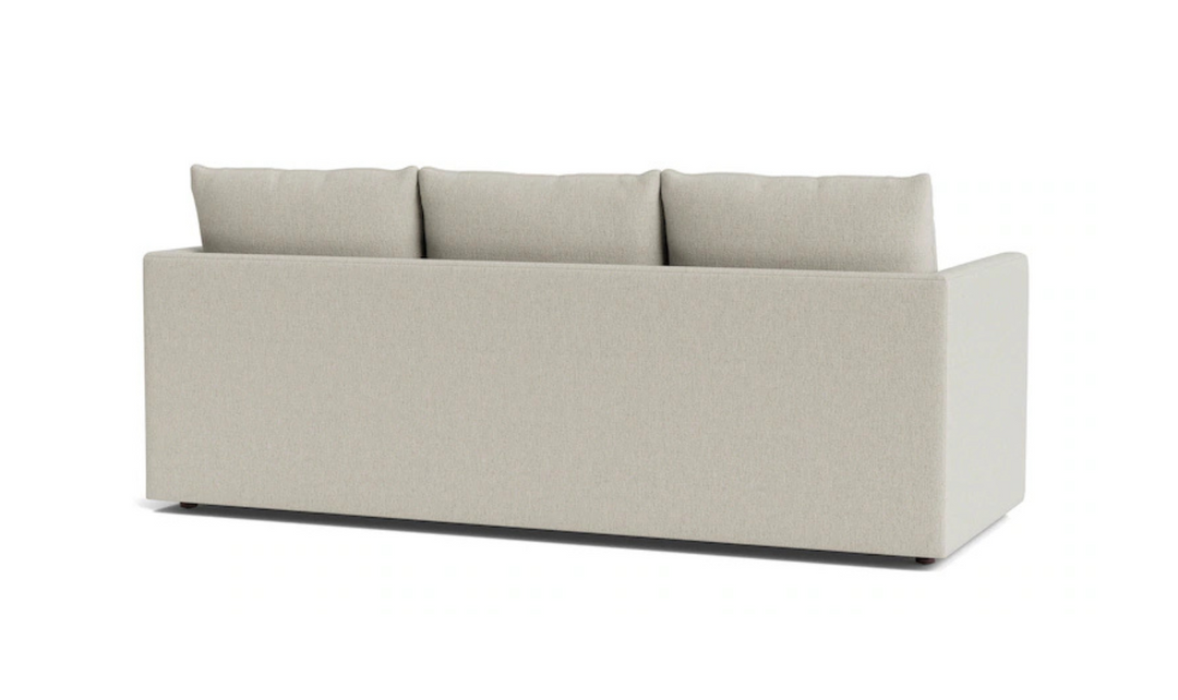 Bassett Furniture Beckham 3-Seater Stationary Fabric Sofa with Track Arms- Jennifer Furniture