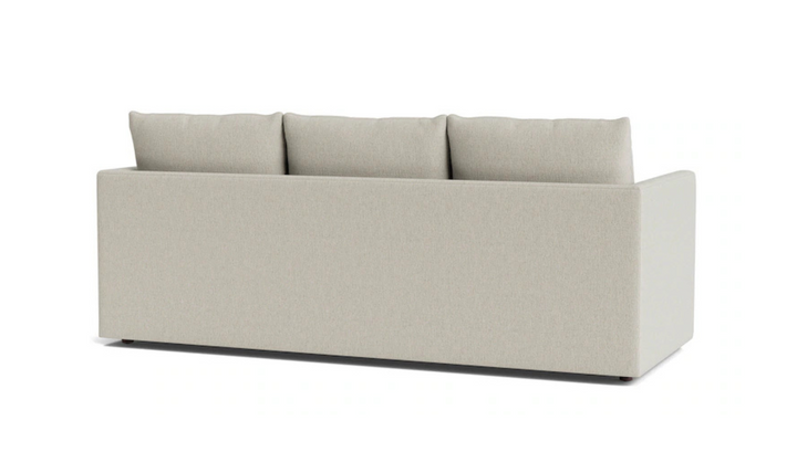 Bassett Furniture Beckham 3-Seater Stationary Fabric Sofa with Track Arms- Jennifer Furniture