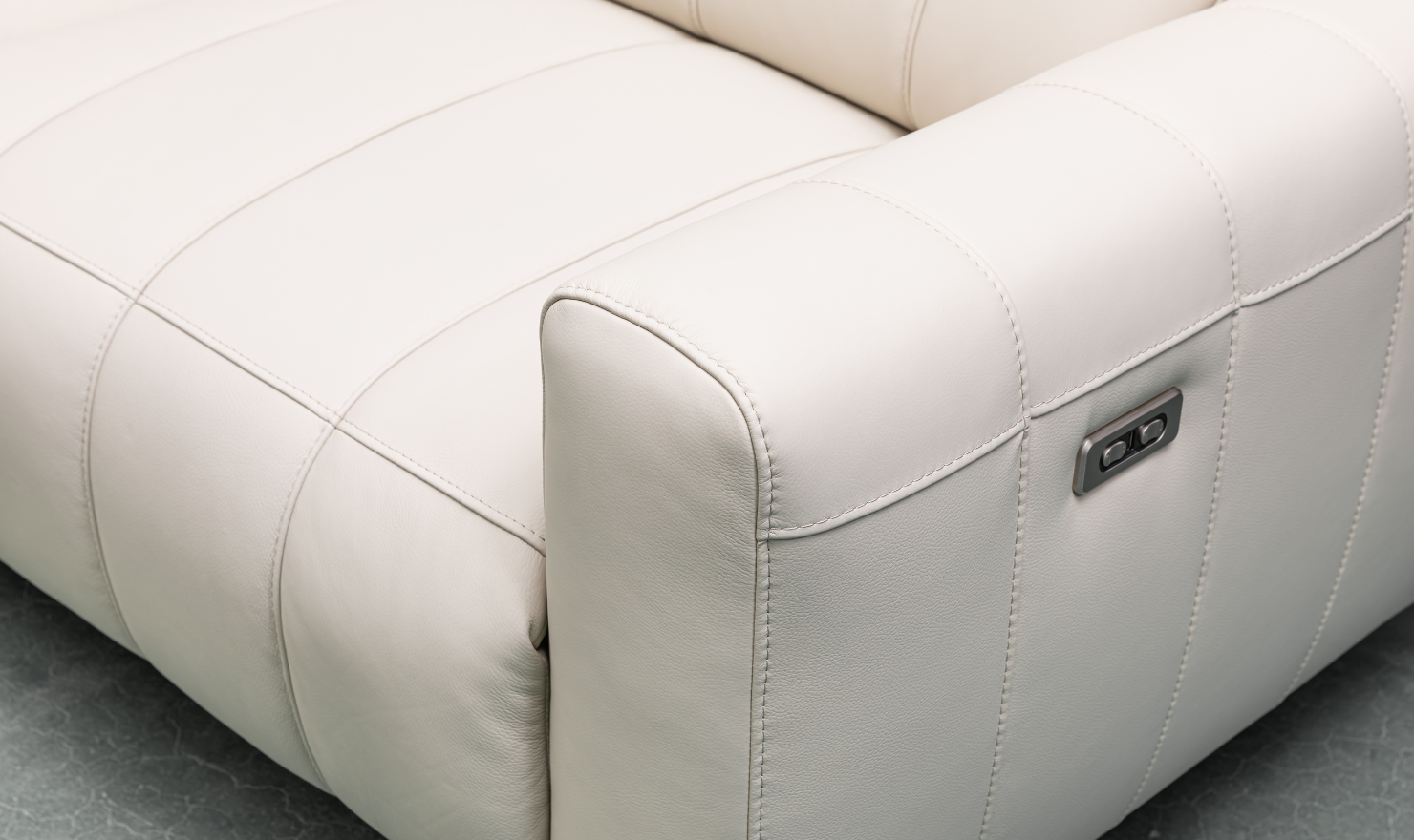 Klaussner Capri Power Reclining Chair With Power Footrest And Adjustable Headrest