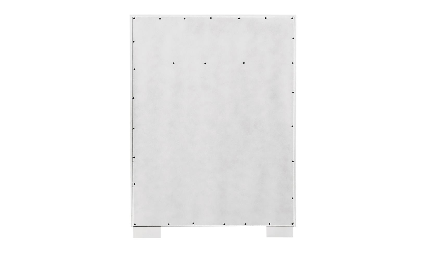 Coaster Furniture Jessica 5 Drawer Chest in White-Jennifer Furniture
