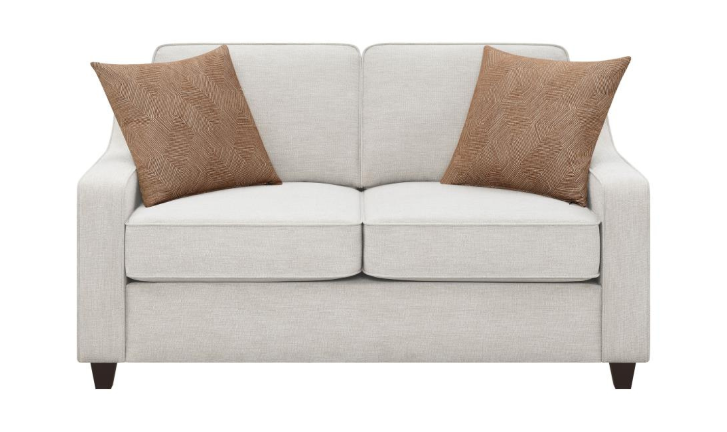 Christine Stationary Fabric Living Room Set in Beige-Jennifer Furniture
