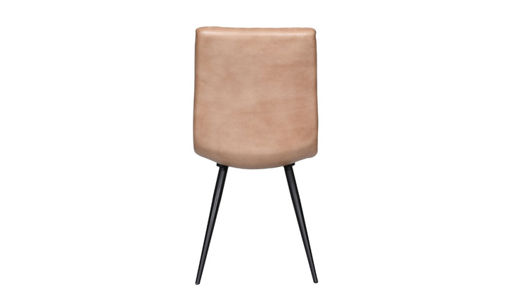 HTD Essex Chelsea Leather Dining Chair With Iron Legs