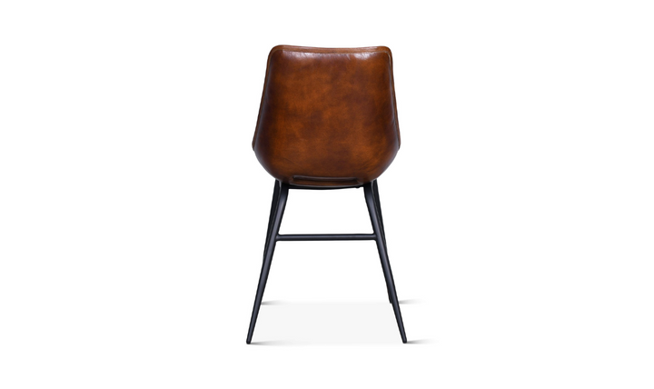 HTD Essex Stanley Leather Upholstered Armless Dining Chair