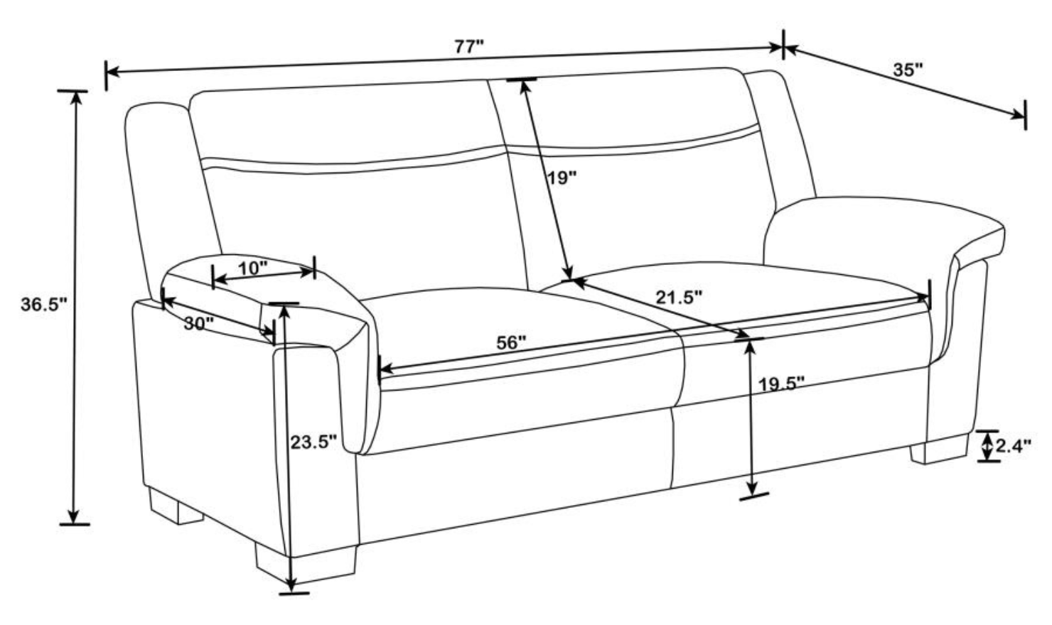 Coaster Arabella Upholstered Living Room Set