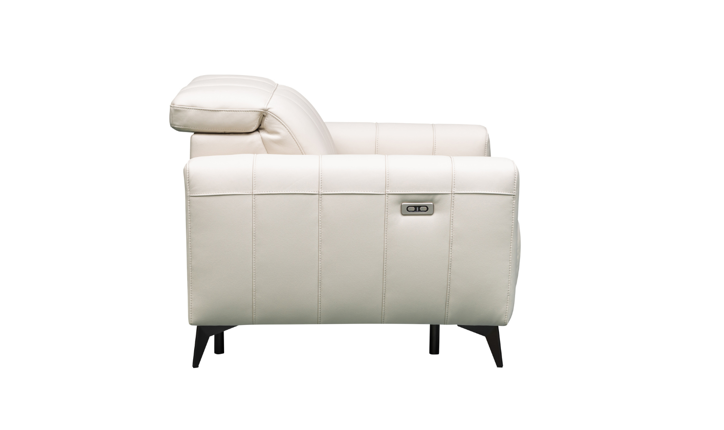 Klaussner Capri Power Reclining Chair With Power Footrest And Adjustable Headrest