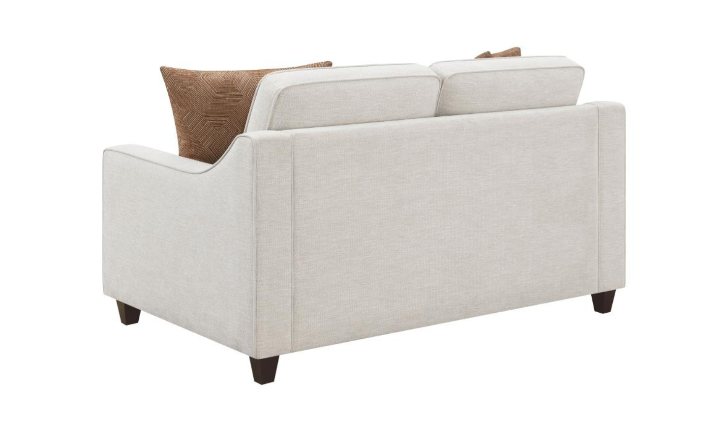 Christine Stationary Fabric Living Room Set in Beige-Jennifer Furniture