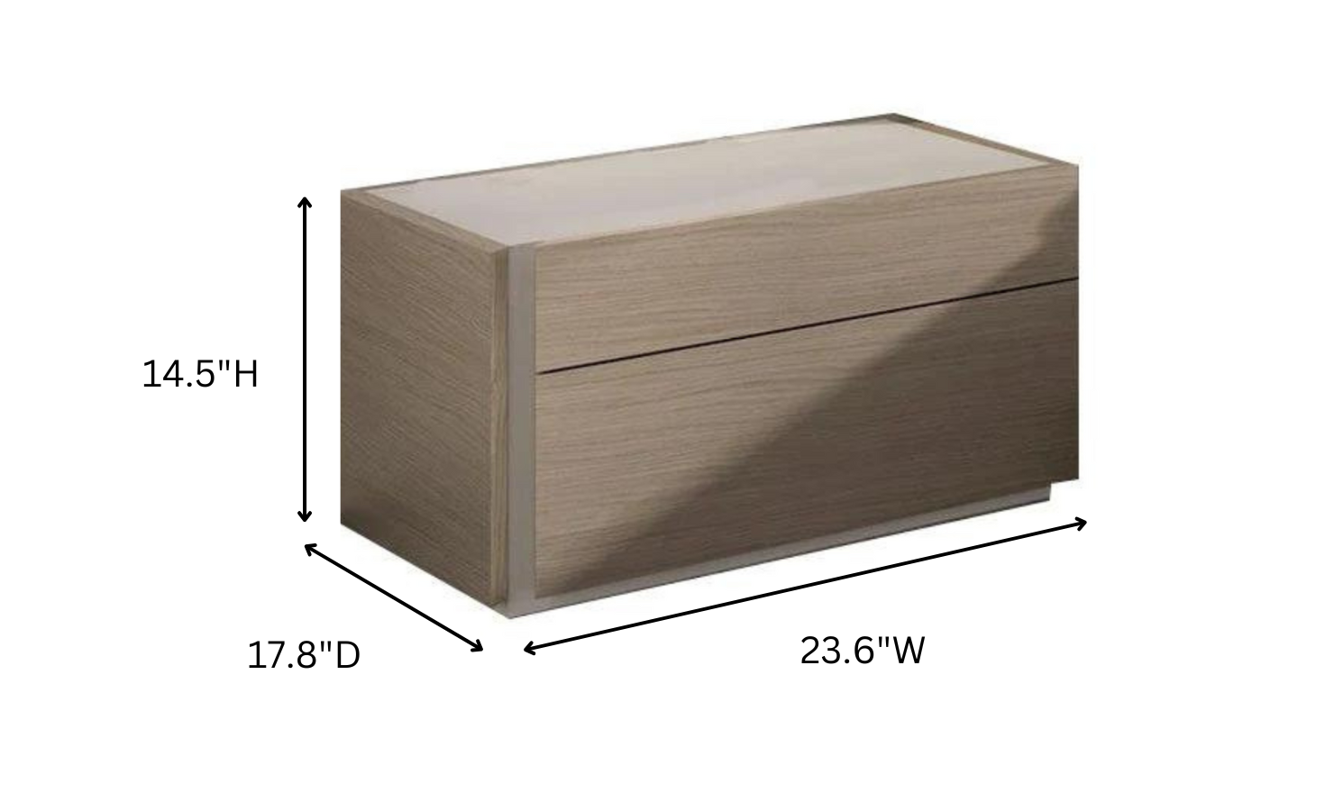 Jennifer Italia Cayden Premium Brown Wooden Queen Bedroom Set