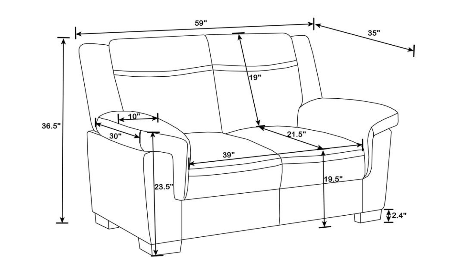 Coaster Arabella Upholstered Living Room Set