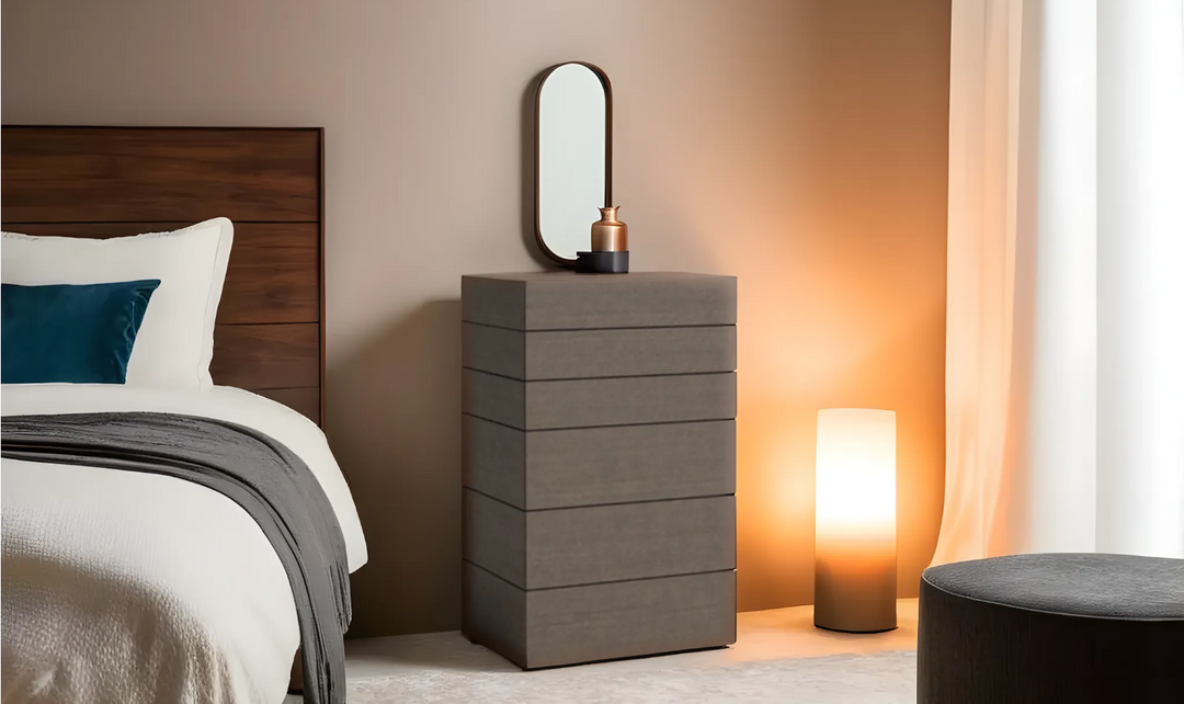 Jennifer Italia Maison Premium 6 Drawers Chest in Brown-Jennifer Furniture