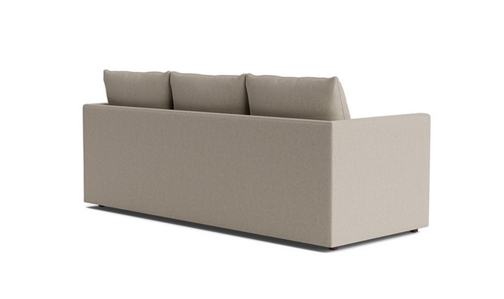 Bassett Furniture Beckham 3-Seater Stationary Fabric Sofa with Track Arms