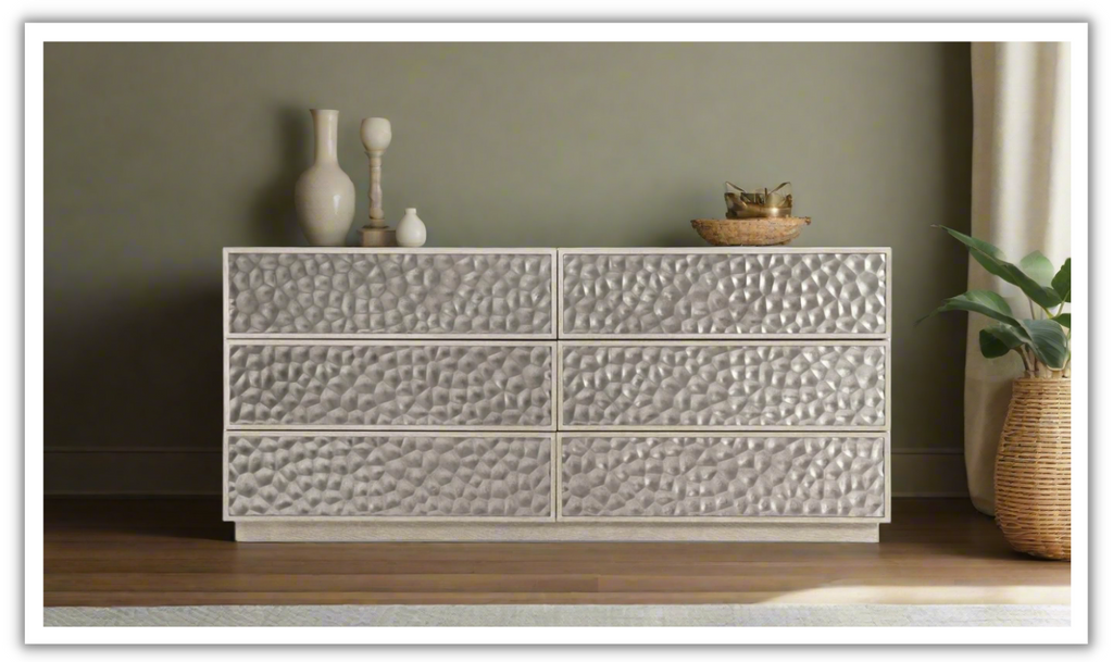 Bernhardt Hansby 6-Drawers Wooden Dresser Cabinet in Trevin Finish