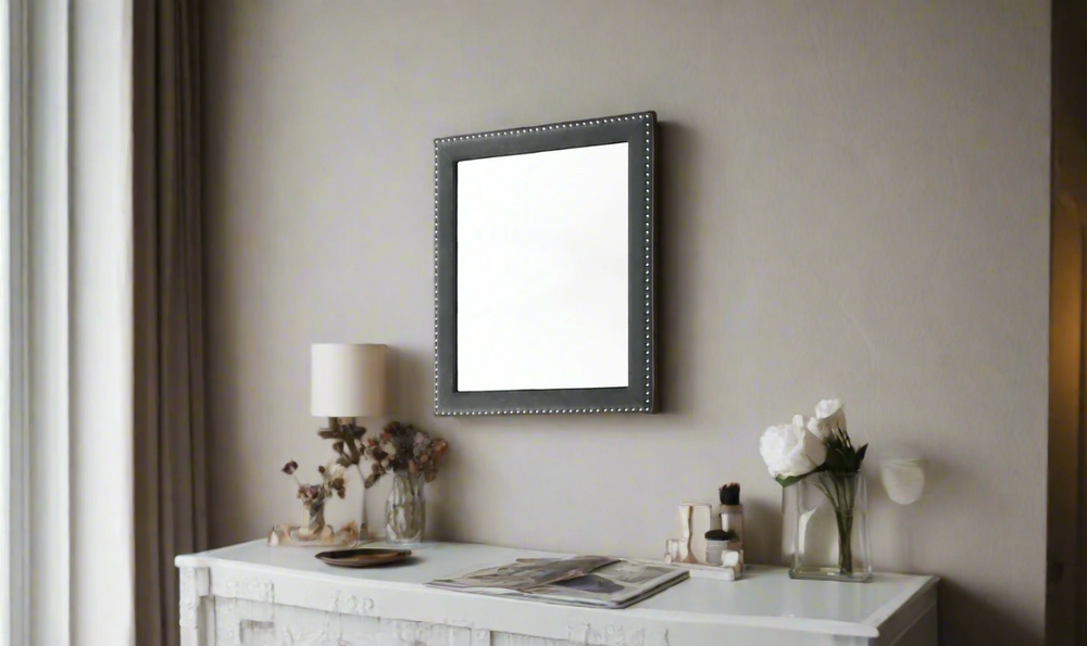 Coaster Furniture Melody Mirror with Velvet Upholstered Frame- Jennifer Furniture