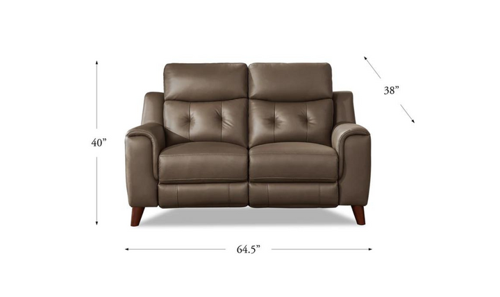 Hydeline Torino 2-Seater Zero Gravity Recliner Loveseat with Power Headrest- Jennifer Furniture