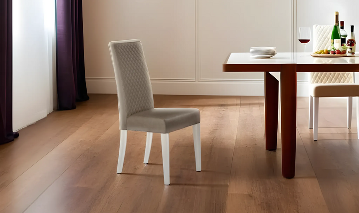 Jennifer Italia Sonia Premium Leather Upholstered Armless Dining Chair - Jennifer Furniture