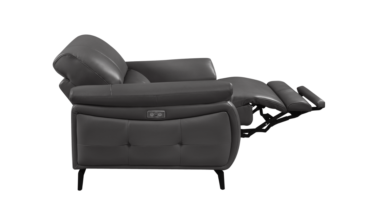 ESF Italia Jake Leather Power Reclining Living Room Set