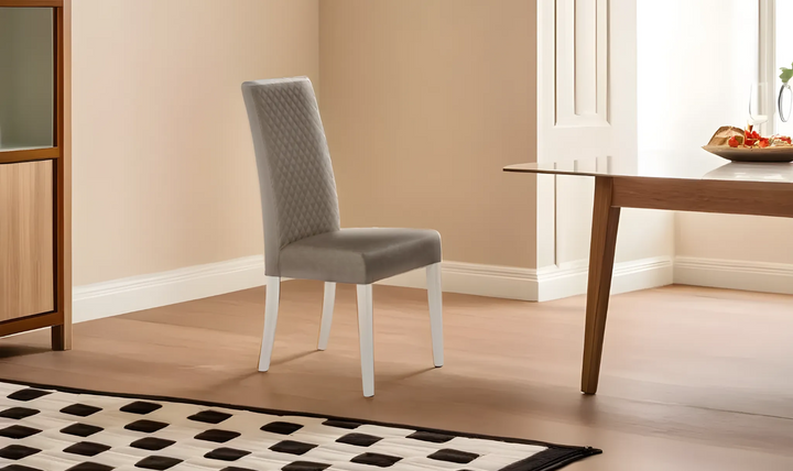Jennifer Italia Sonia Premium Leather Upholstered Armless Dining Chair - Jennifer Furniture