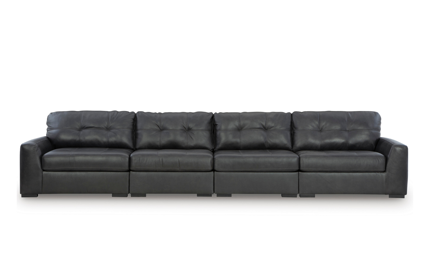 Modern Heritage Brindley Pier Leather Modular Sectional Sofa 