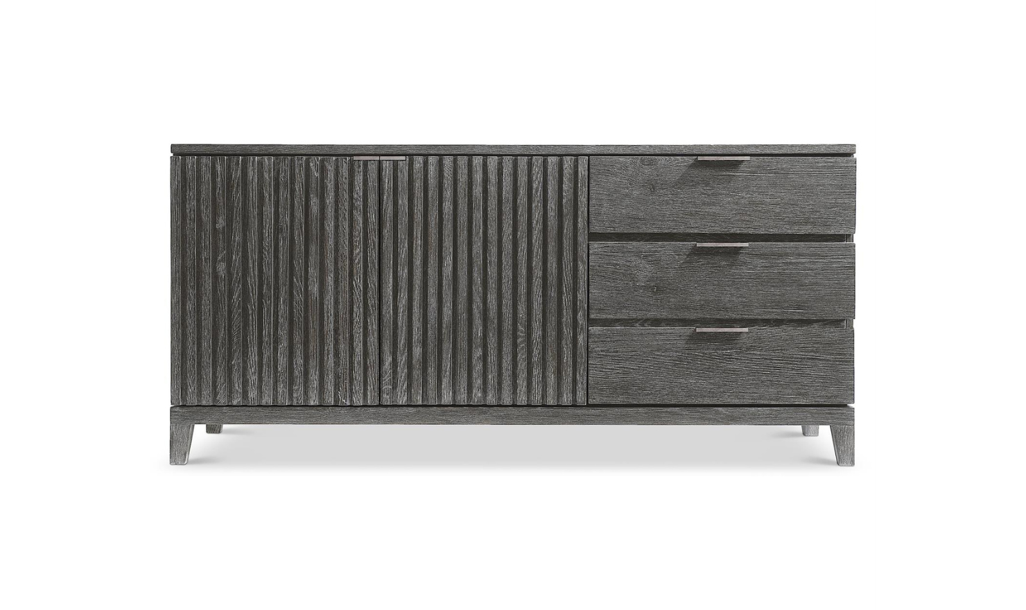 Bernhardt Menton 3-Drawers Wooden Buffet in Sutton Black
