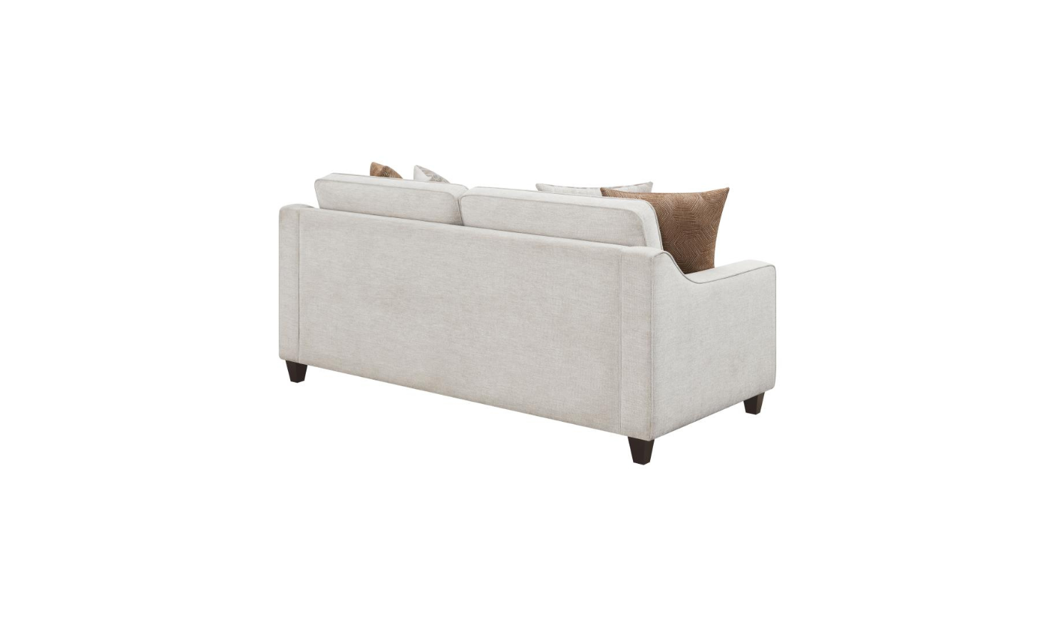 Coaster Furniture Christine 2-Seater Stationary Fabric Sofa in Beige- Jennifer Furniture